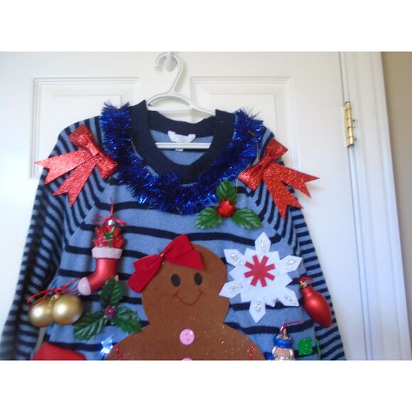Ugly Christmas Sweater Parties plus size 22 XXXL Ugly tacky xmas sweater NEW - Picture 2 of 5